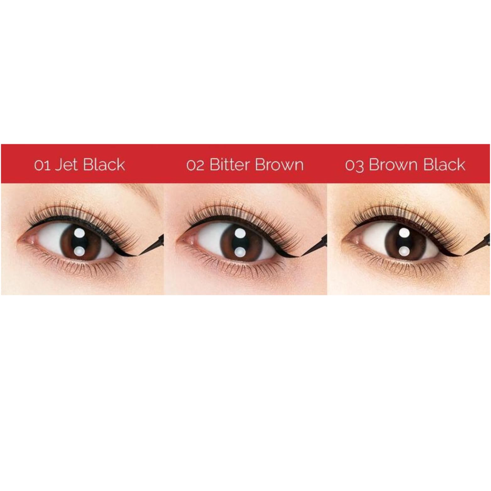 HEROINE MAKE by KISSME Smooth Liquid Eyeliner Super Keep Waterproof 03 Brown Black - Image 6