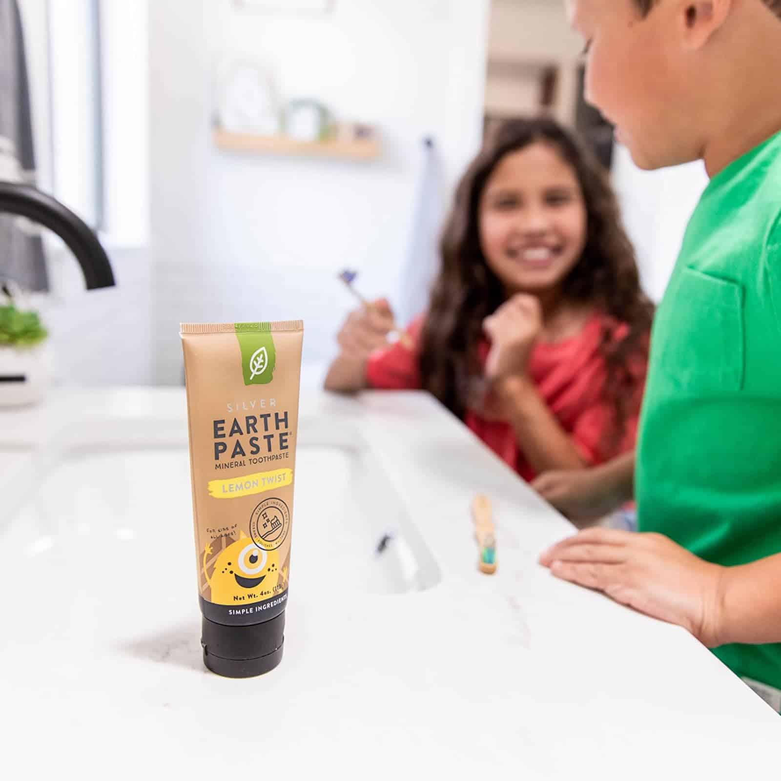 Redmond Earthpaste - Natural Non-Fluoride Toothpaste, 4 Ounce Tube (2 Pack, Lemon Twist) - Image 7