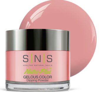 SNS Nail Dip Powder, Gelous Color Dipping Powder – Fun In Bogota (Purple/Mauve, Cream) – Long-Lasting Dip Nail Color Lasts 14 Days – Low-Odor & No UV Lamp Required – 1oz