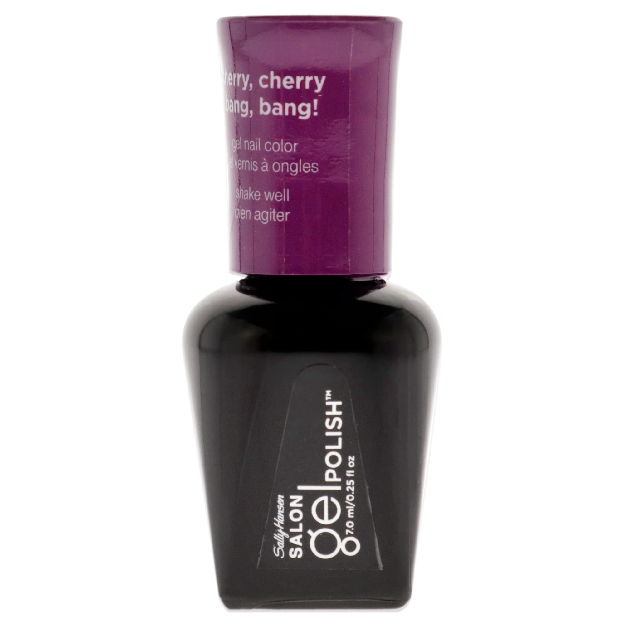 Sally Hansen Salon Gel Polish Nail Lacquer, Cherry, Cherry Bang, Bang, 0.14 Fl Oz - Image 2