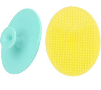Silicone Face Scrubbers Exfoliator Brush-Facial Cleansing Brush Blackhead Scrubber Exfoliating, Precision Pore cleansing pad Acne Blackheads Removing Face Brush-2 Pack