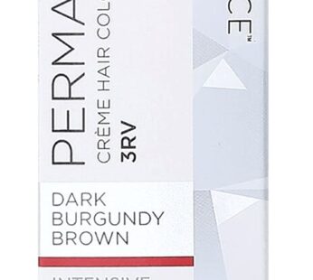 Ion 3RV Dark Burgundy Brown Permanent Creme Hair Color 3RV Dark Burgundy Brown