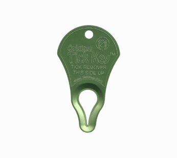 The Original Tick Key – Tick Detaching Device – Portable, Safe and Highly Effective Tick Detaching Tool (Light Green)