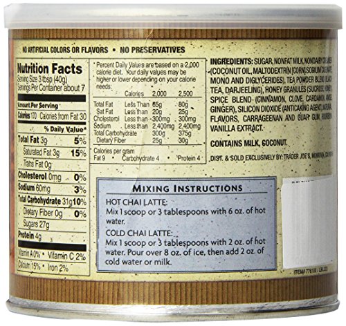 Trader Joe's Spicy Chai Latte 10 oz (2 pack) - Image 2