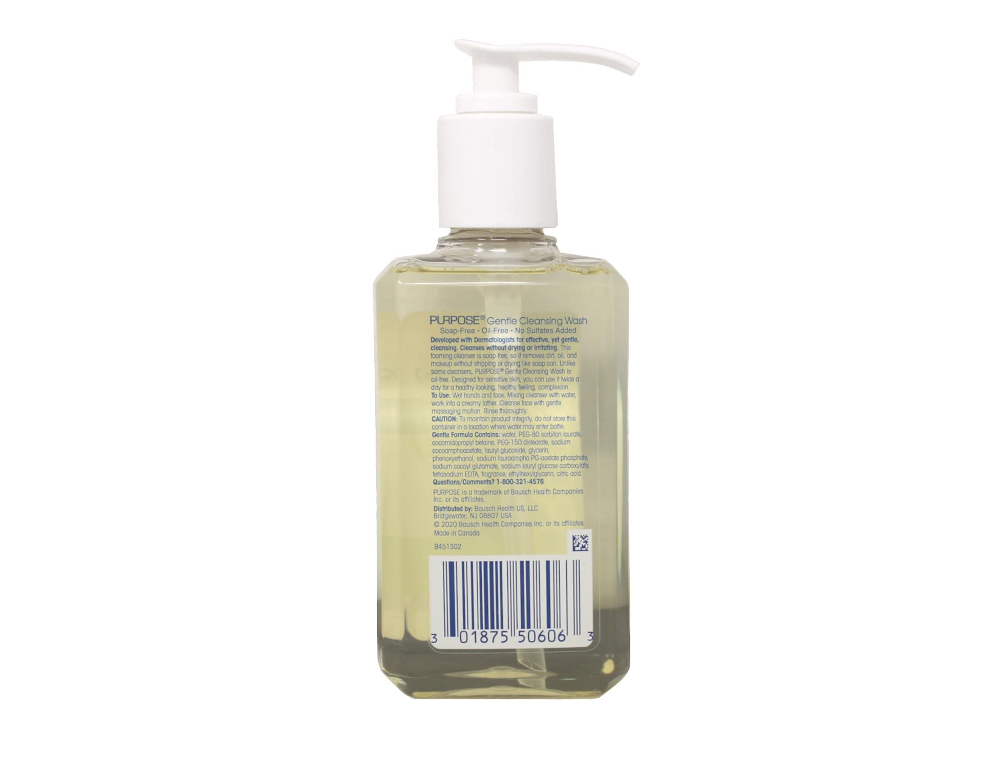 Purpose Gentle Cleansing Wash, 6-Ounce Pump Bottle, 6 Fl Oz (Pack of 2) - Image 5