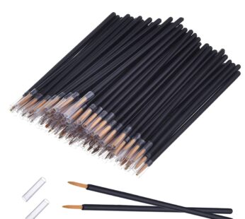 eBoot 100 Pack Disposable Eyeliner Brush Applicator Cosmetic Eye Wands Makeup Tool
