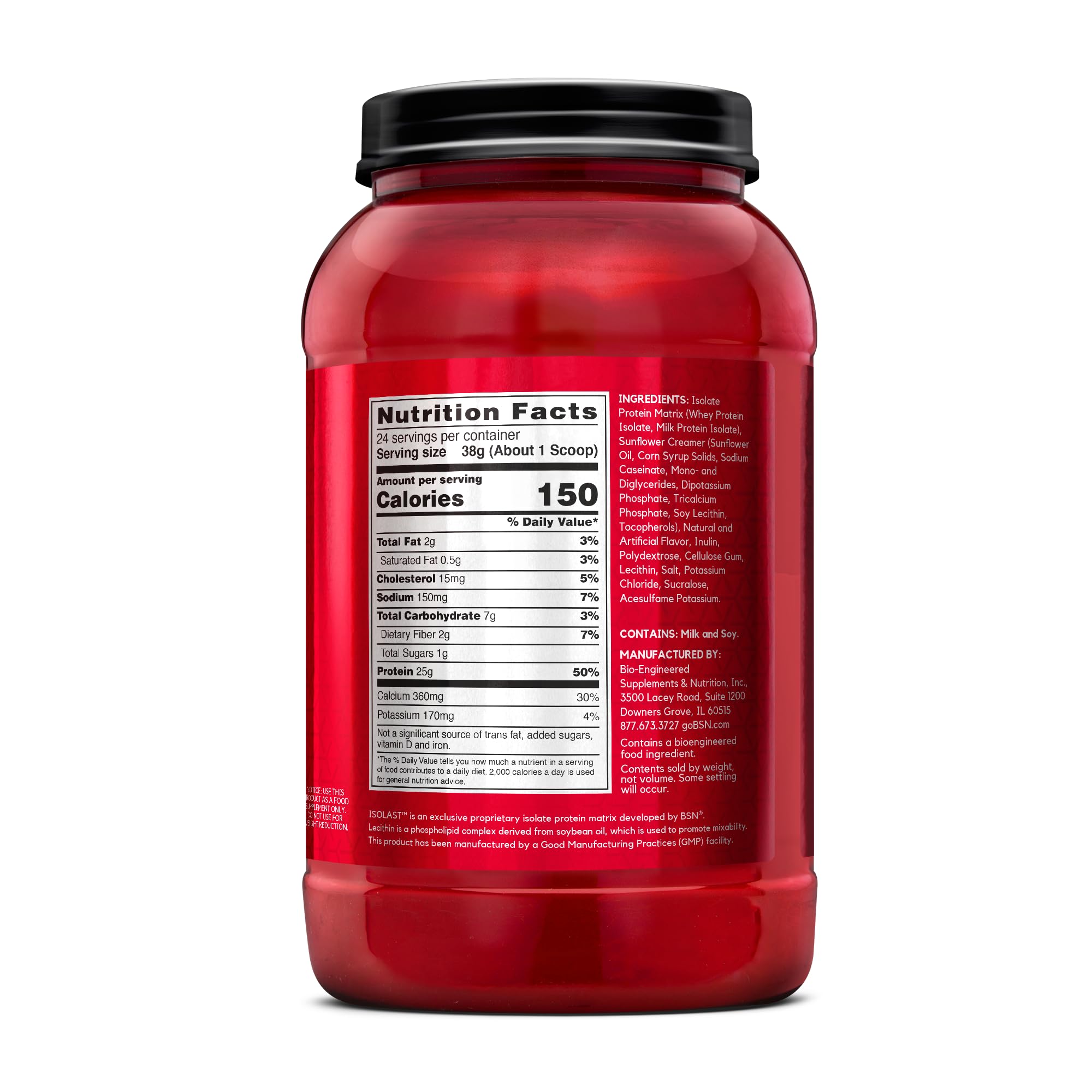 BSN SYNTHA-6 Isolate Protein Powder, Vanilla Protein Powder with Whey Protein Isolate, Milk Protein Isolate, Flavor: Vanilla Ice Cream, 24 Servings - Image 8