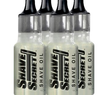 Shave Secret Shaving Oil – The Best Shave Ever! 18.75Ml (4 Pack)