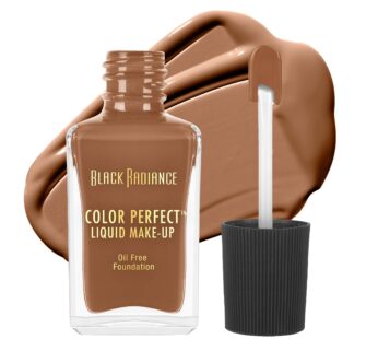 Black Radiance Color Perfect Liquid Full Coverage Foundation Makeup, Caramel, 1 Fluid Ounce