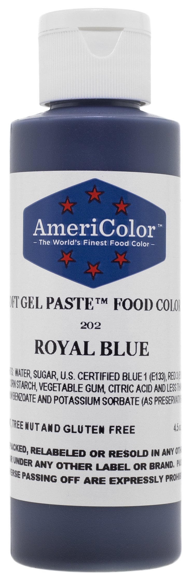 Americolor Soft Gel Paste Food Color, 4.5-Ounce, Royal Blue
