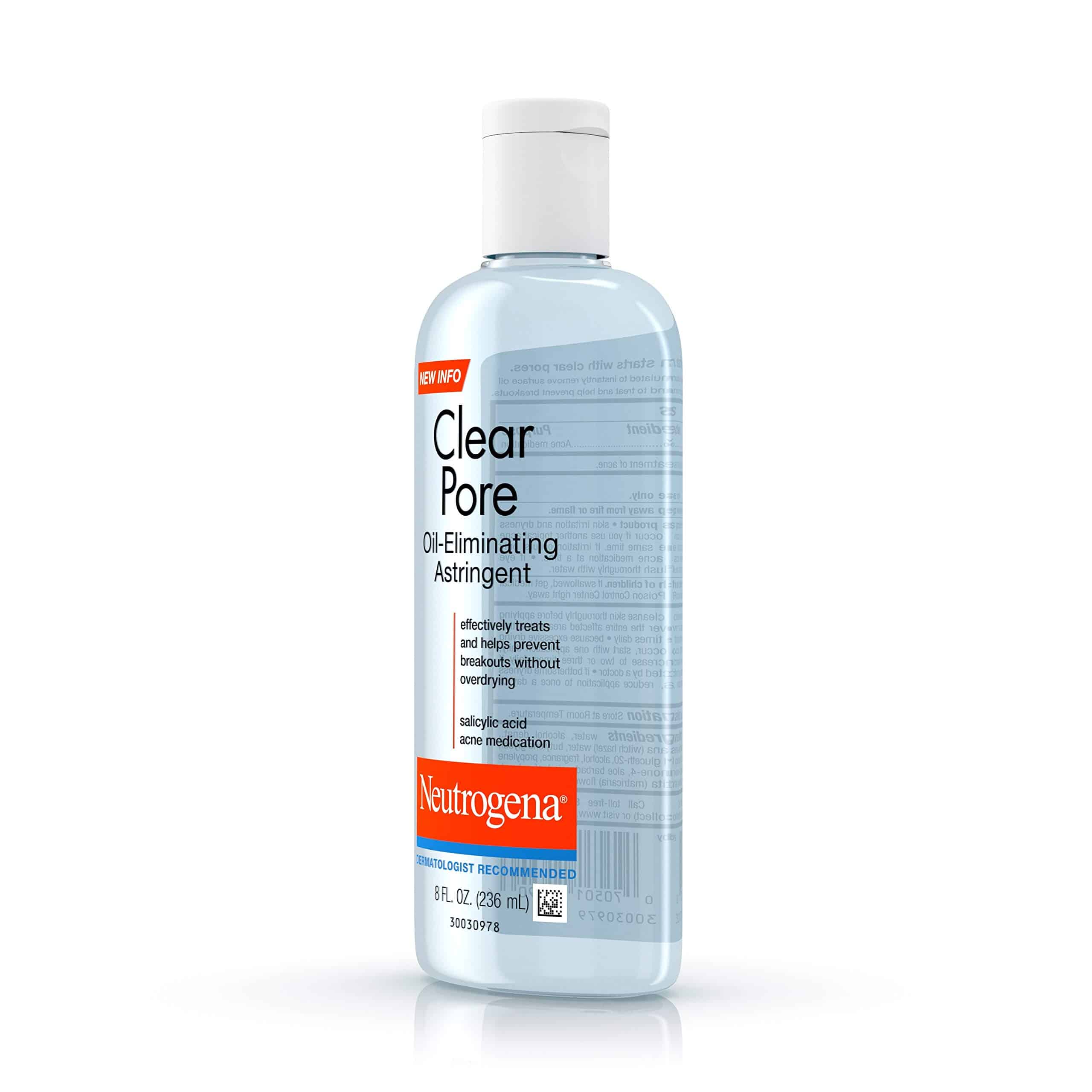 Neutrogena Clear Pore Oil Eliminating Astringent, 8 Fl Oz - Image 8