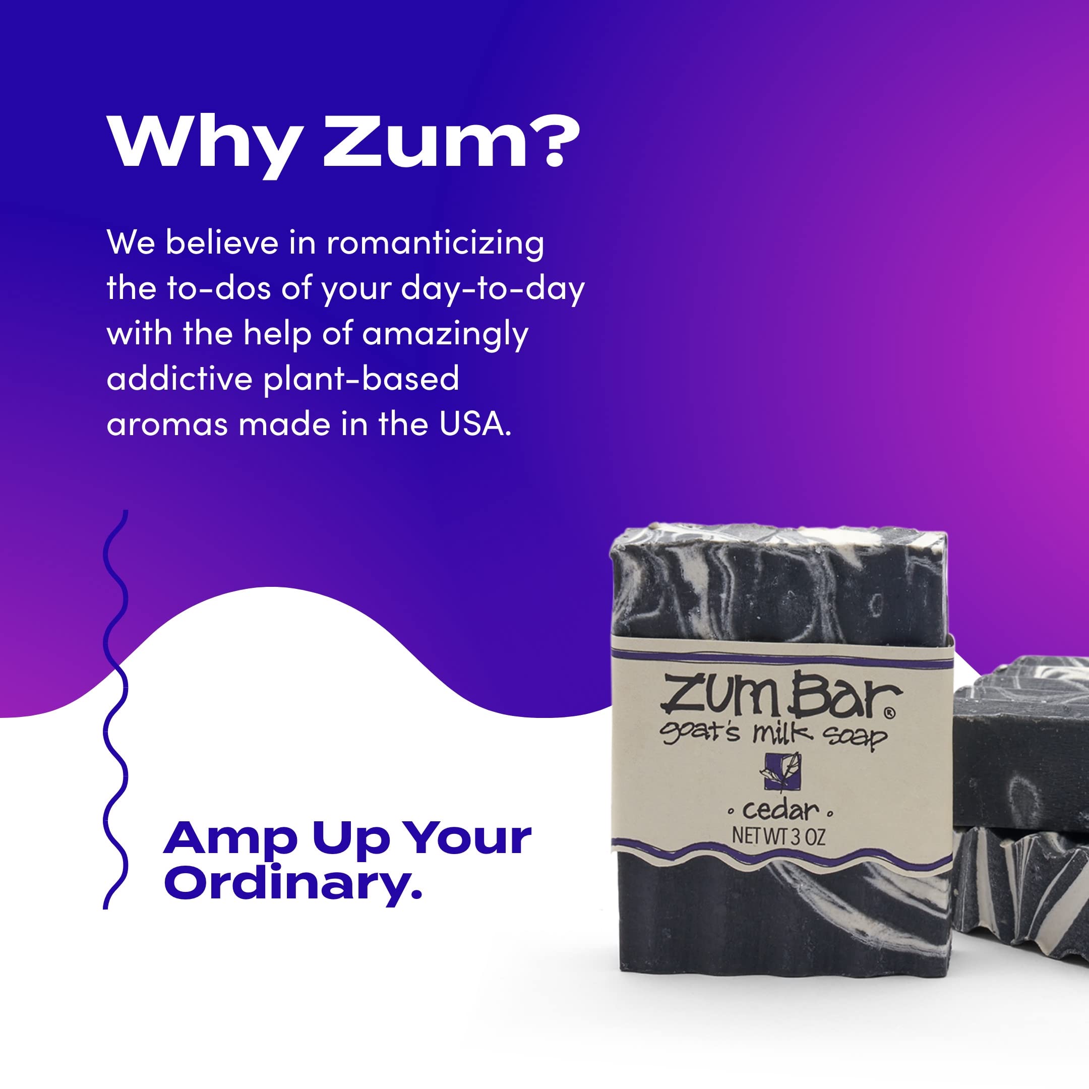 Zum Bar Goat's Milk Soap - Cedar - 3 oz (3 Pack) - Image 6