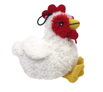 Multipet Look Who’s Talking Dog Toy, Chicken, for Small, Medium and Large Breeds