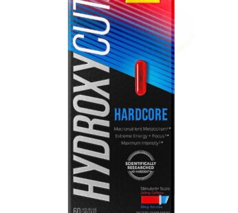 Hydroxycut Hardcore – 60 Rapid-Release Capsules – Thermogenic Calorie Burn, Extreme Energy + Focus, Maximum Intensity – for Women & Men