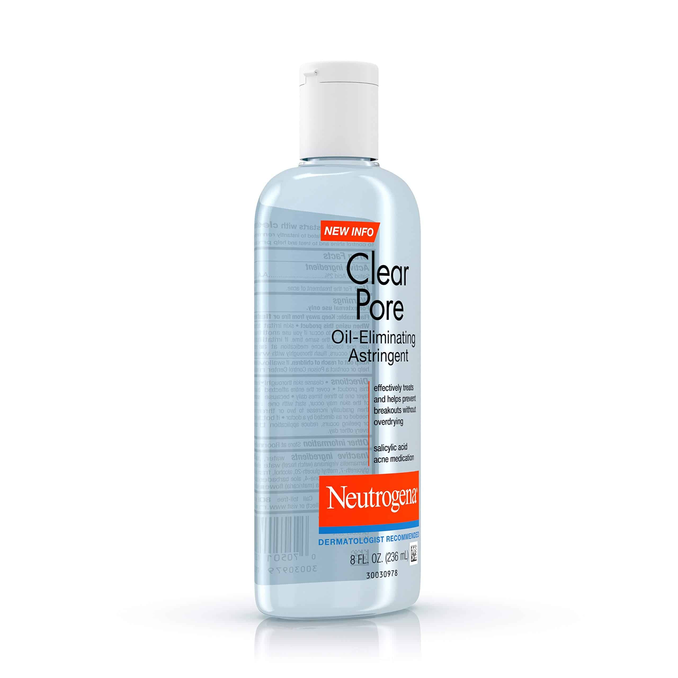 Neutrogena Clear Pore Oil Eliminating Astringent, 8 Fl Oz - Image 3