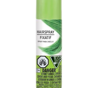 Hypo-Allergenic Kiwi Green Hair Spray – 3 oz. – Perfect Party Accessory, 1 Pc.