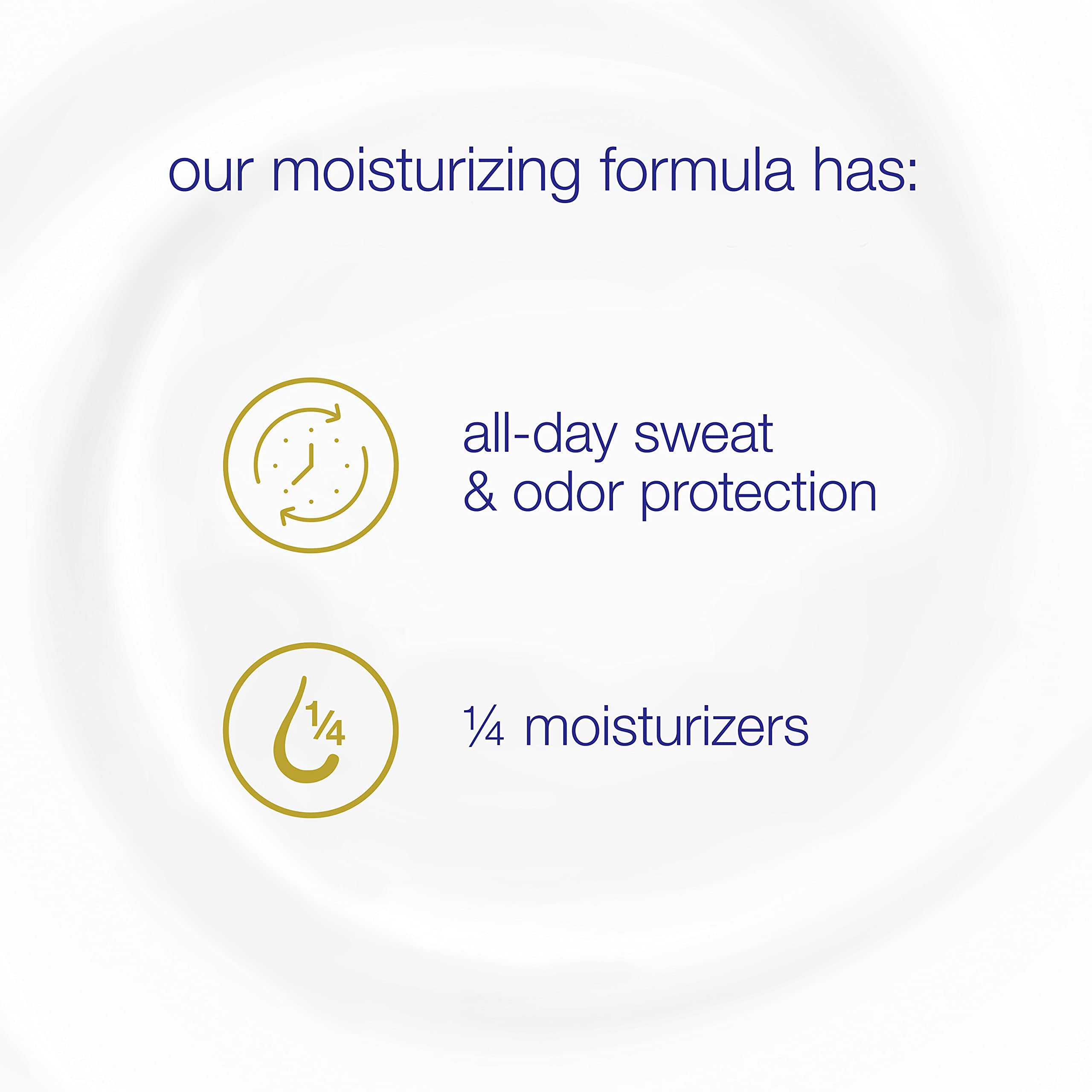Dove Invisible Solid Antiperspirant Deodorant Stick for Women, Powder, For All Day Underarm Sweat & Odor Protection 2.6 oz - Image 4
