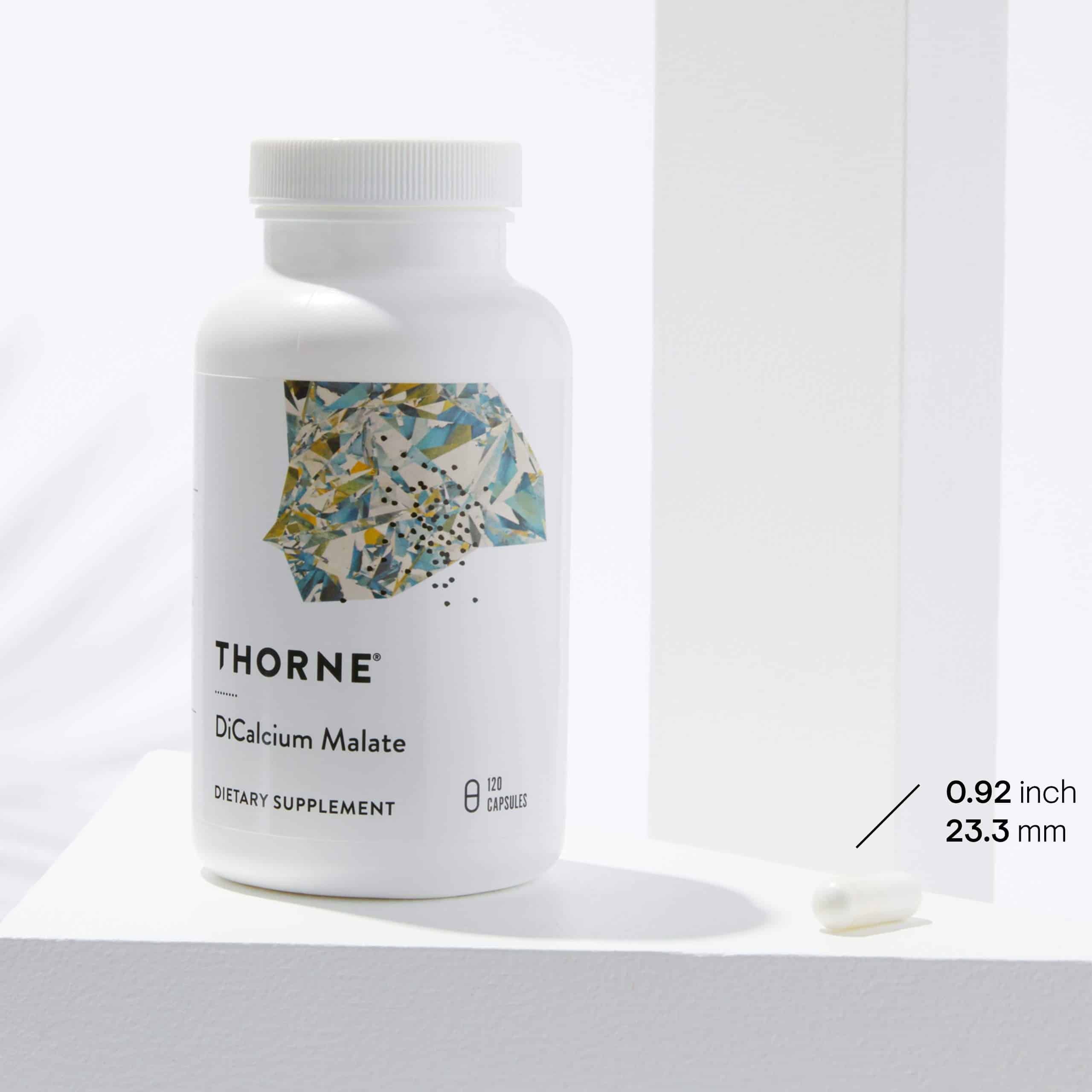 Thorne Calcium - (Formerly DiCalcium Malate) - Chelated Calcium for Enhanced Absorption with DimaCal for Bone Density Support - 120 Capsules - Image 4