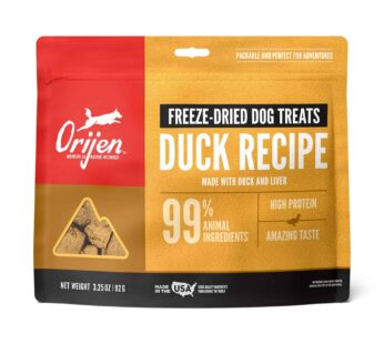 ORIJEN Freeze Dried Duck Recipe Dog Treats, 3.25oz
