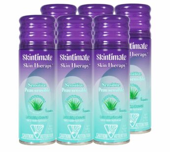Skintimate Skin Therapy Sensitive Skin Shave Gel for Women | Skintimate Shaving Cream for Women Sensitive Skin, Womens Shaving Cream Sensitive Skin, Shaving Foam, Womens Shave Gel Pack of 6, 7oz each