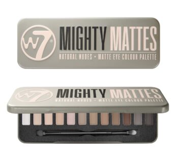 W7 Mighty Mattes Eyeshadow – 12 Matte Nude Colours ? Flawless & Natural Long-Lasting Makeup Palette