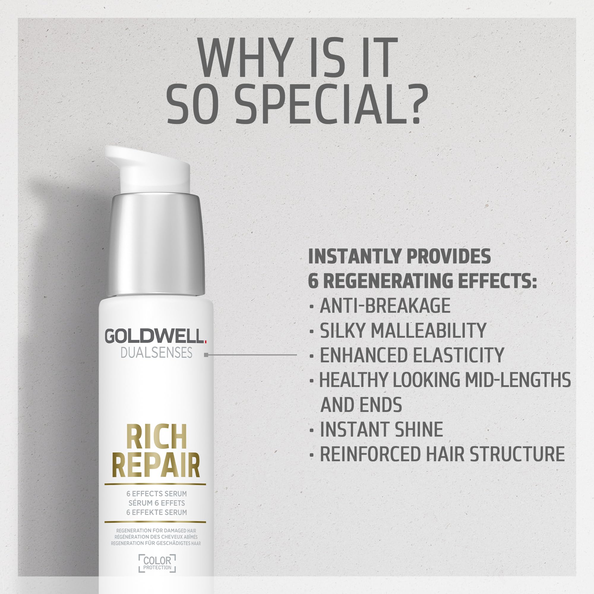 Goldwell Dualsenses Rich Repair Restoring 6 Effects Serum 100mL - Image 2