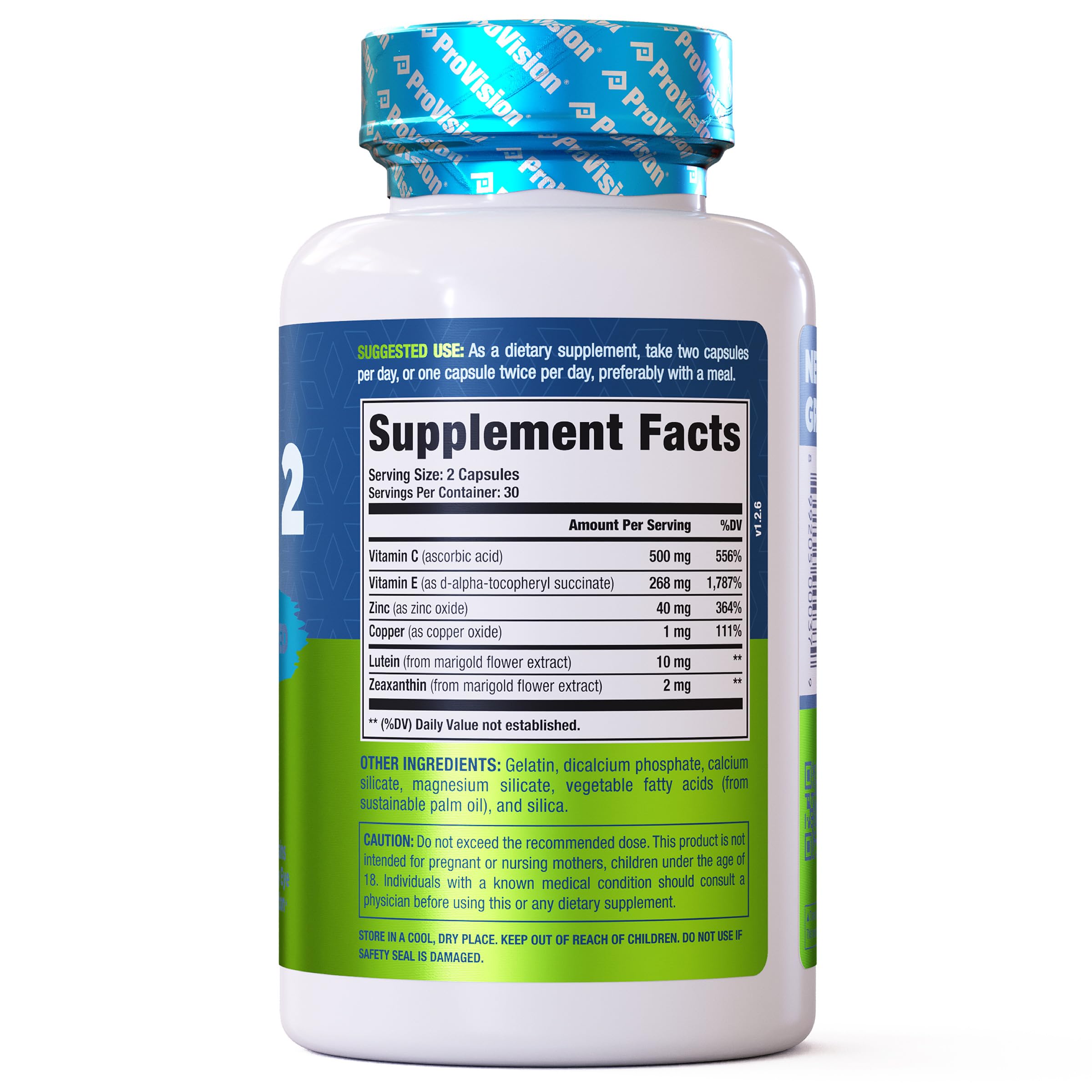 Provision AREDS 2 Eye Vitamins - Enhance Vision Supplements - Lutein Zeaxanthin Vision Complex - 60 Eye Supplement Capsules - Image 9