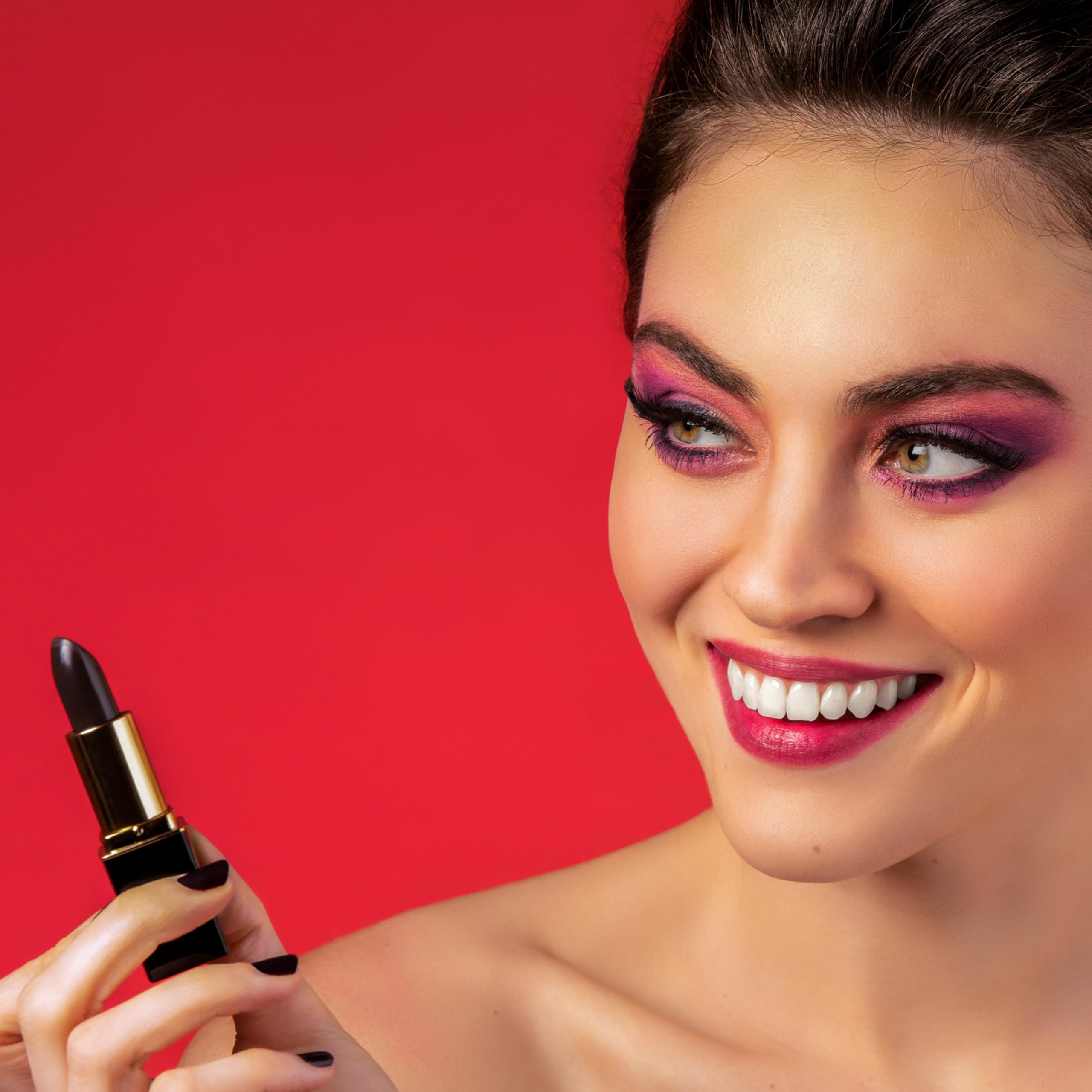 L'Paige LBK - BLACK CHANGEABLE Lipstick, Aloe Vera Based, Long-lasting, Moisturizing - Image 2