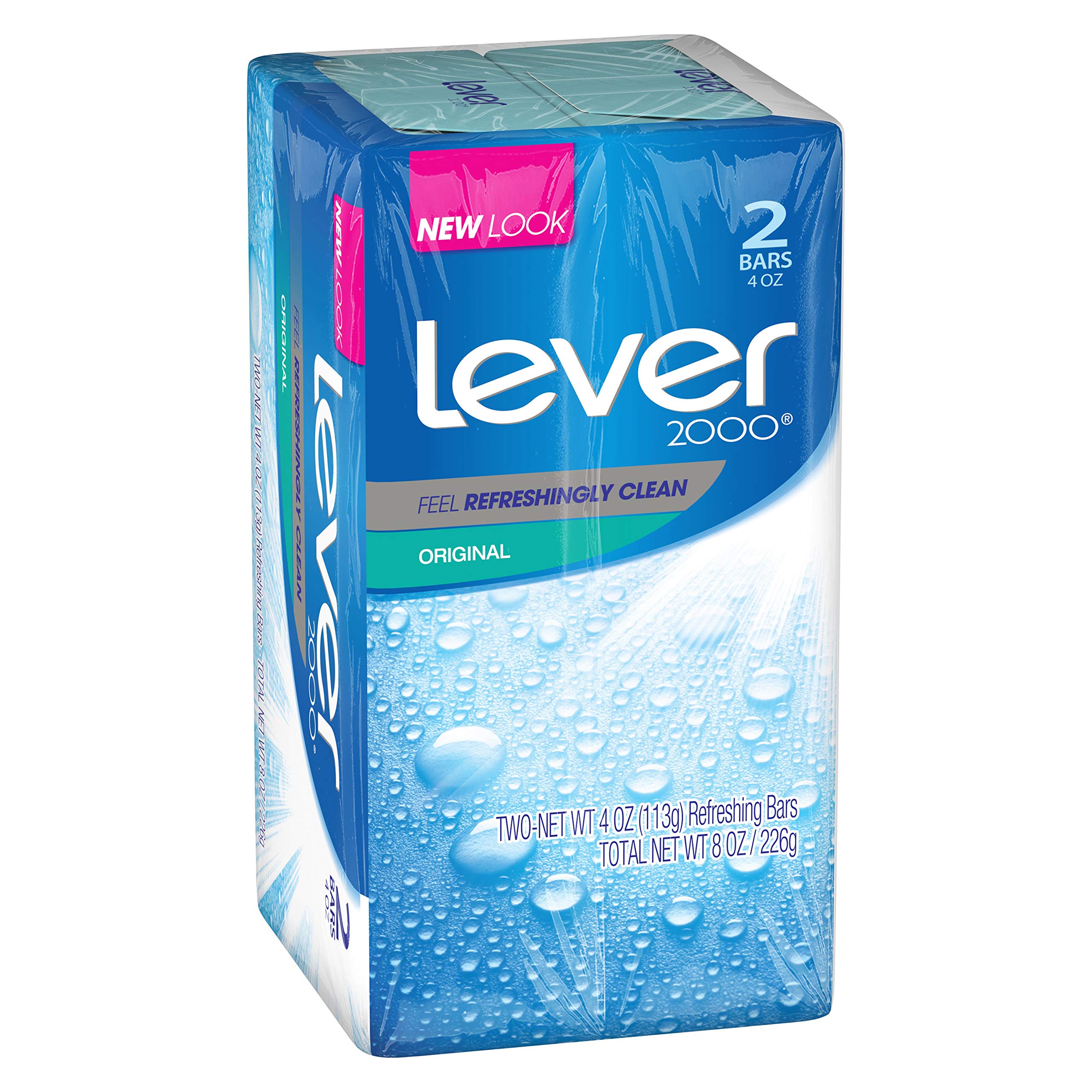 Lever 2000 Bar Soap, Original, 4 oz, 2 Bar - Image 2