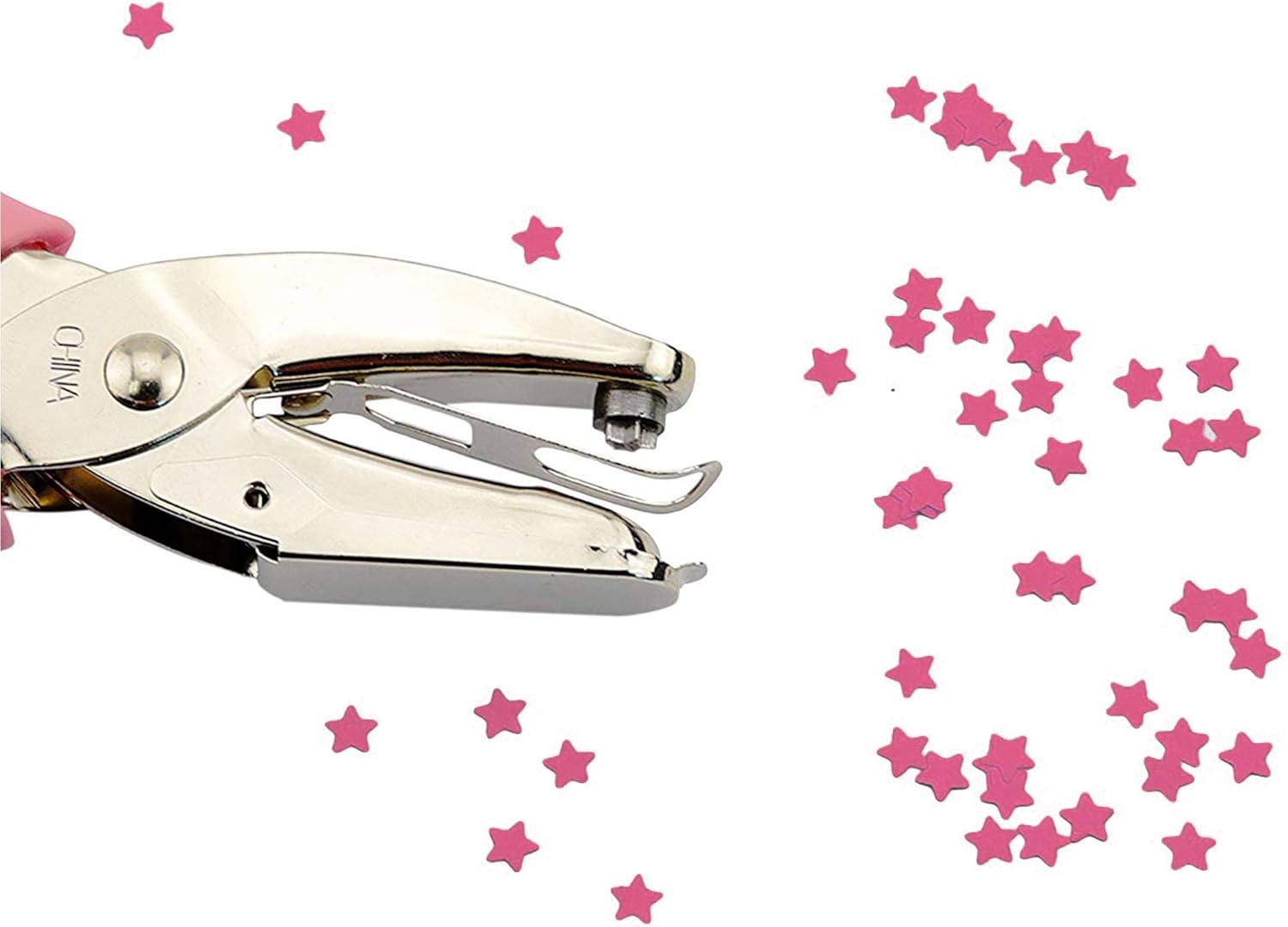 Jeemiter 1/4 Inch Star Hole Punch with Soft-Handled for Tags Clothing Ticket - Image 2