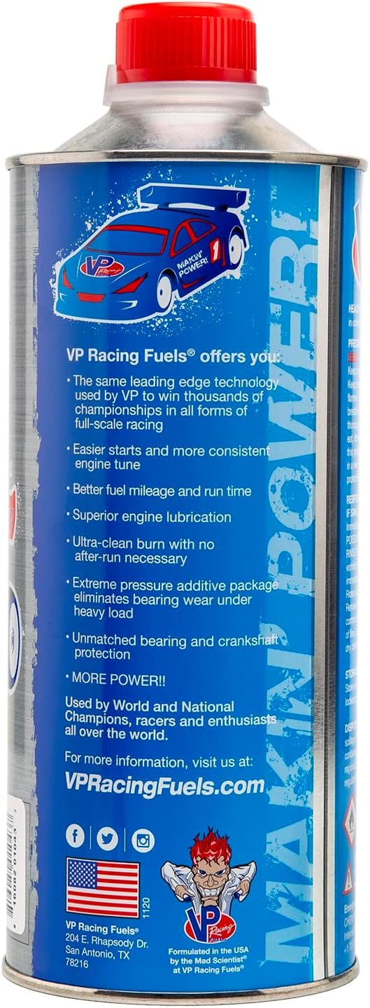 VP Racing Hobby Fuels 1 Quart 20-Percent Nitrofuel - Image 3