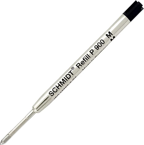 Schmidt P900 Ballpoint Tc Ball Parker Style Refill Medium, Black, 2 Pack Blister (SC58135) - Image 2