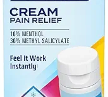 Icy Hot Original Pain Relief Cream, Fast-Acting Pain Relief with Menthol 10% and Methyl Salicylate 30%, Ice and Heat Contrast Therapy for Backaches, Joints, Muscle Strains and Arthritis, 1.25 oz