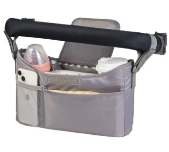 Tiny Twinkle Universal Stroller Organizer with Adjustable Strap – Waterproof Stroller Caddy Fits Baby Jogger, Nuna, Graco, Donna and Bugaboo Strollers (Luna_