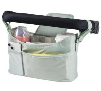 Tiny Twinkle Universal Stroller Organizer with Adjustable Strap – Waterproof Caddy Fits Baby Jogger, Nuna, Graco, Donna and Bugaboo Stroller | Sage Checkers